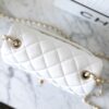 CHANEL CF 20 cm Golden Ball White