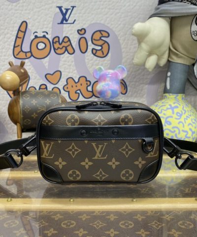 Replica Louis Vuitton Alpha Messenger Brown Canvas