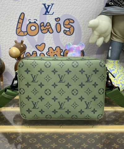 Replica Louis Vuitton Trio Messenger Green - top-grade luxury bag dupe