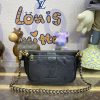 Replica Louis Vuitton Multi Pochette Accessoires Black - 1:1 premium replica handbag