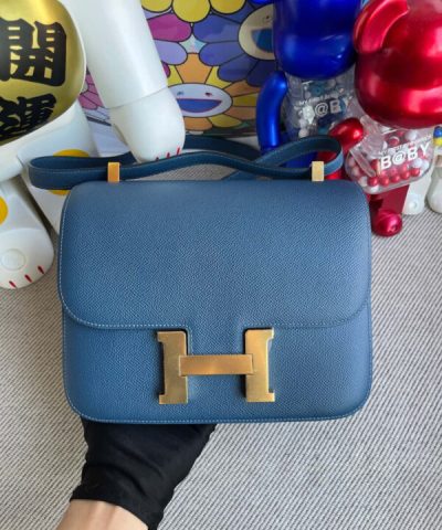 Replica Hermès Constance 18Cm Deep Blue