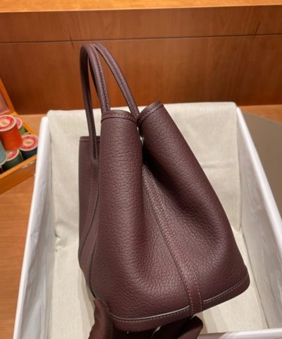 Replica Hermès Garden Party 30Cm Saddle Red - high-quality designer bag dupe
