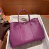 Replica Hermès Garden Party 30Cm Purple - 1:1 premium replica handbag