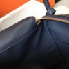 Replica Hermès Lindy Sapphire Blue - top-grade luxury bag dupe