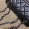 CHANEL 2.55 Mini Bag Black Silver - top-grade luxury bag dupe