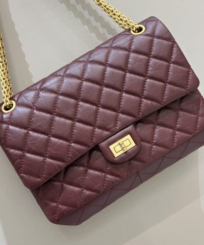 CHANEL 2.55 Bag Red - top-grade luxury bag dupe
