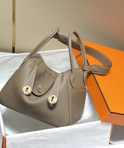 Replica Hermès Lindy Elephant Gray