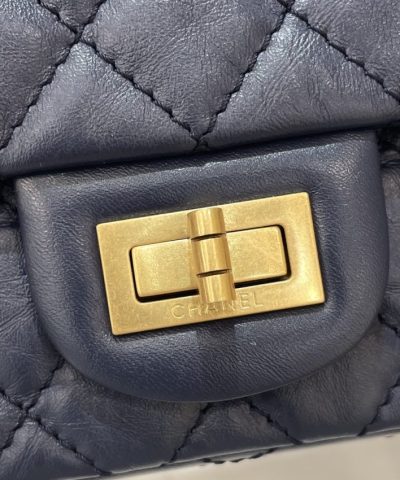 CHANEL 2.55 Bag Blue - top-grade luxury bag dupe