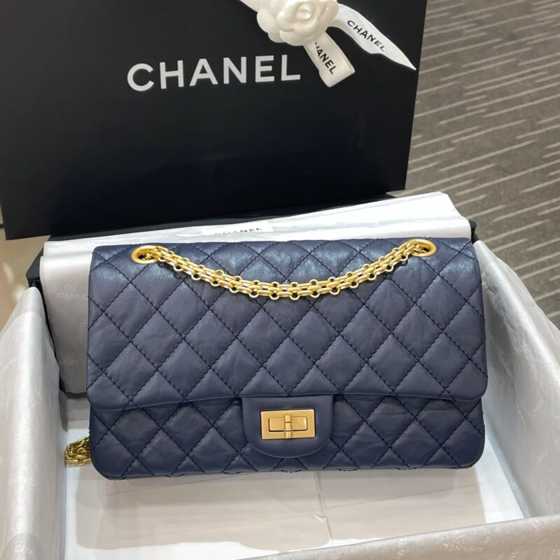 CHANEL 2.55 Bag Blue - 1:1 premium replica handbag