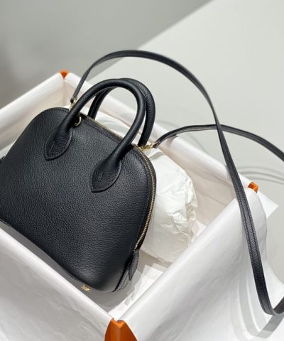 Replica Hermès Mini Bolide – Black - premium superclone handbag