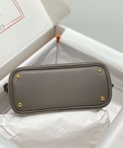 Replica Hermès Mini Bolide – Tin Gray - 1:1 premium replica handbag
