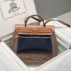 Replica Hermès Herbag 31Cm Brown Plaid - top-grade luxury bag dupe