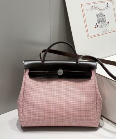 Replica Hermès Herbag 31Cm Pink - top-grade luxury bag dupe