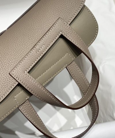 Replica Hermès Halzan Asphalt Gray