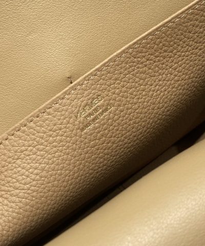 Replica Hermès Halzan Milk Tea