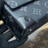 Replica Louis Vuitton Steamer Wearable Wallet Black Canvas - 1:1 premium replica handbag