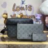 Replica Louis Vuitton Trio Messenger Grey - high-quality designer bag dupe