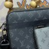 Replica Louis Vuitton Trio Messenger Grey - top-grade luxury bag dupe