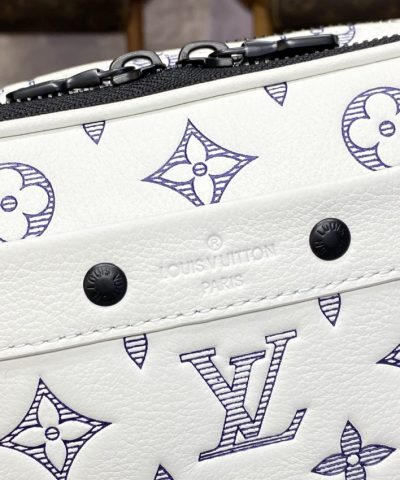 Replica Louis Vuitton Alpha Messenger White Canvas - high-quality designer bag dupe