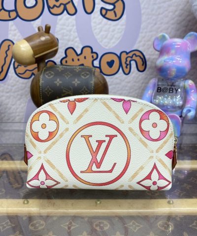 Replica Louis Vuitton Pochette Cosmétique Orange - high-end replica designer purse