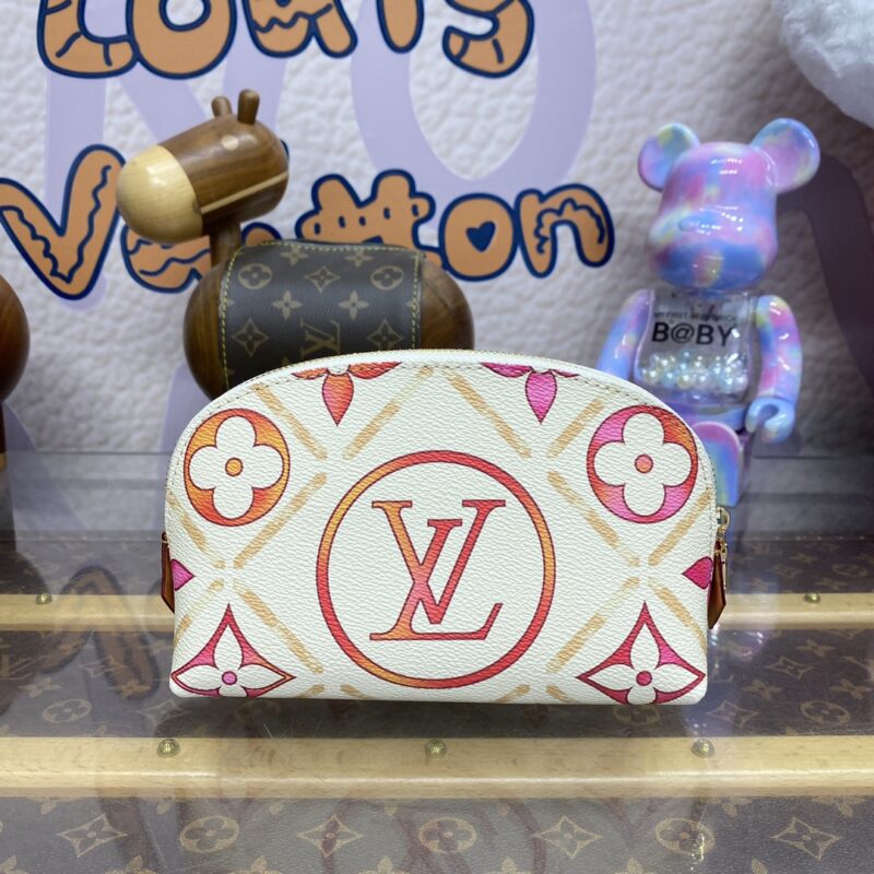 Replica Louis Vuitton Pochette Cosmétique Orange - high-end replica designer purse