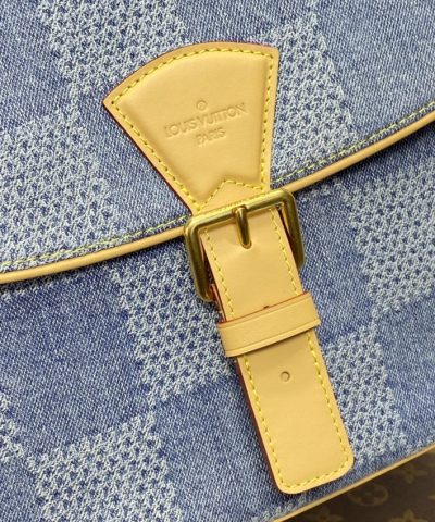 Replica Louis Vuitton Wearable Wallet Denim - high-quality designer bag dupe