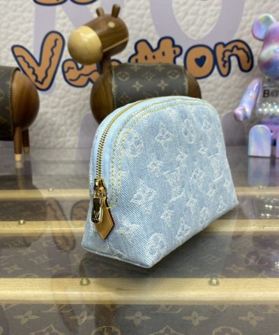 Replica Louis Vuitton Pochette Cosmétique Denim - high-end replica designer purse