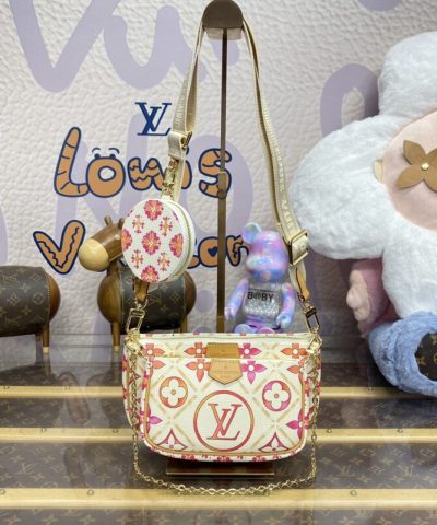 Replica Louis Vuitton Multi Pochette Accessoires Orange