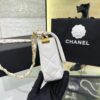 CHANEL 19 Mini Flap White Bag - premium superclone handbag