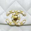 CHANEL 19 Mini Flap White Bag - premium superclone handbag