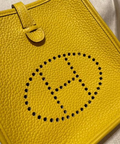 Replica Hermès Evelyne II Tpm Yellow - high-end replica designer purse