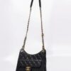 CHANEL Hobo Medium Black - top-grade luxury bag dupe