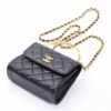 CHANEL 23B Pearl Black Handle Bag