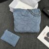 CHANEL 22 Small Handbag Denim - high-end replica designer purse