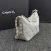 CHANEL 24p Dumpling Bag Gray - premium superclone handbag