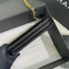 CHANEL 19 Wallet on Chain Black