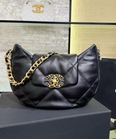 CHANEL 24c Half Moon Bag - designer handbag clone