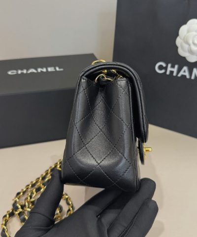 CHANEL Classic Flap 17cm Gold - 1:1 premium replica handbag