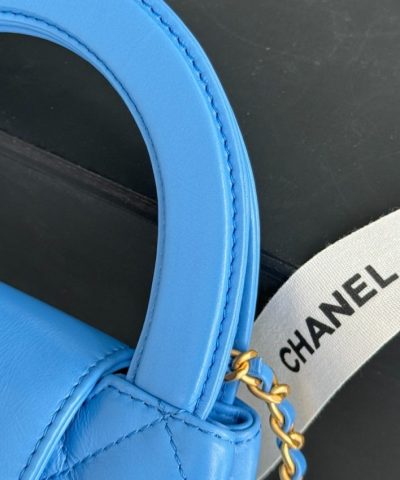 CHANEL 23k Kelly Sky Blue - 1:1 premium replica handbag