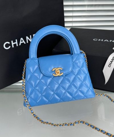 CHANEL 23k Kelly Sky Blue - top-grade luxury bag dupe