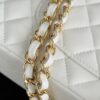 CHANEL Classic Flap 25cm White
