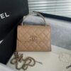 CHANEL 23P Kelly Handle Milk Tea - high-quality designer bag dupe