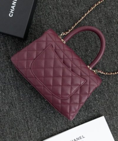 CHANEL 23P Coco Burgundy - 1:1 premium replica handbag