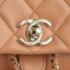 CHANEL 23A Backpack Small Caramel - 1:1 premium replica handbag