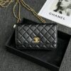 CHANEL 24s Double Pearl Woc Black - 1:1 premium replica handbag