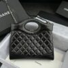 CHANEL 24s Horizontal Small Black - designer handbag clone