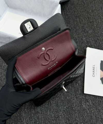 CHANEL Classic Flap 23cm Black Silver - high-end replica designer purse