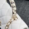 CHANEL 24s Pearl Handle White - affordable luxury replica bag