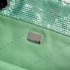 CHANEL Sequin Shoulder Bag Green