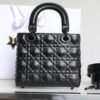 Replica Lady Dior Ultramatte Black Grid Abc